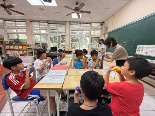藝術教學互動照片