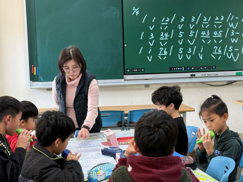 藝術教學互動照片