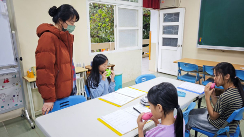 藝術教學互動照片