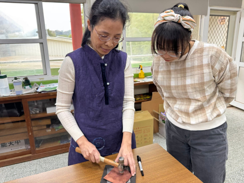 113學年度教師研習-金工槌紋小銅盤製作