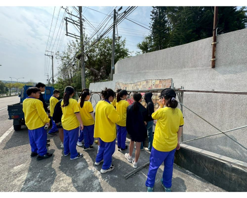 7-1 社區活動參與展演~社區陶牆建置
