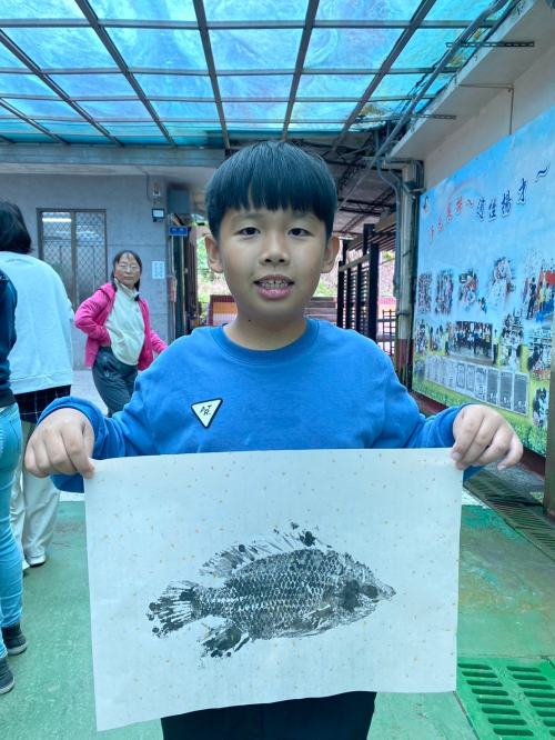 魚拓體驗課程
