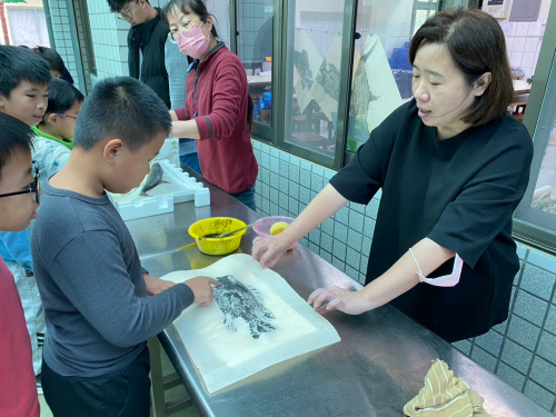 魚拓體驗課程