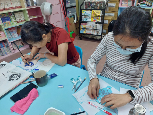 兒童纏繞畫研習