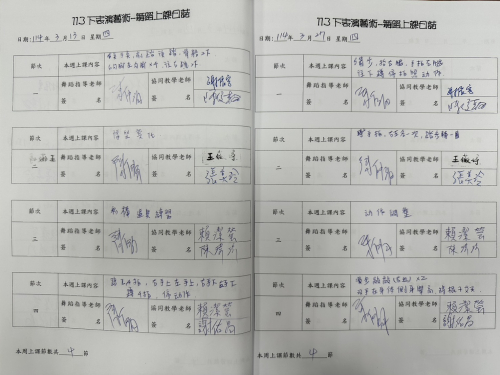 4-7教學日誌-表演藝術