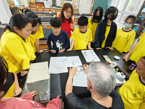 視覺藝術協同照片