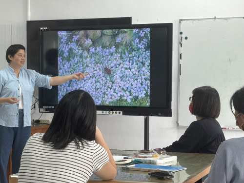 114/3/26繪本導入學生手作課程-以油桐花繪本為例